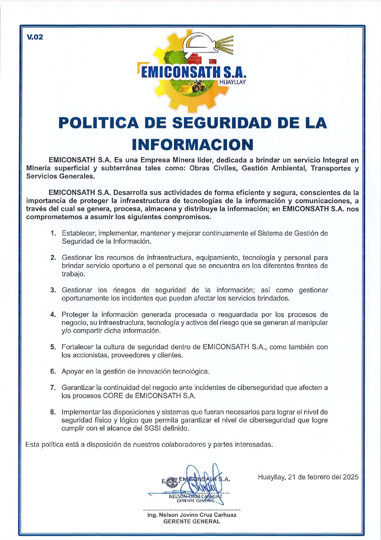 Política de Seguridad